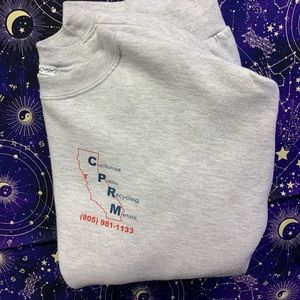 Vintage California Public Recycling Metals sweatshirt 805